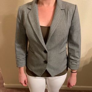 Grey, work jacket 3/4 sleeves